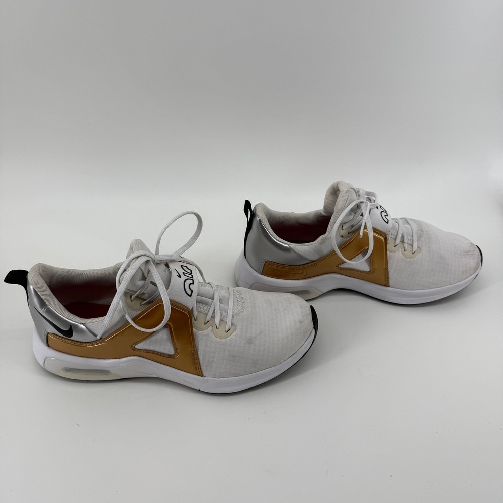 Nike Women's Shoes White Gold Silver DD9285-107 Size 9 - Picture 4 of 9